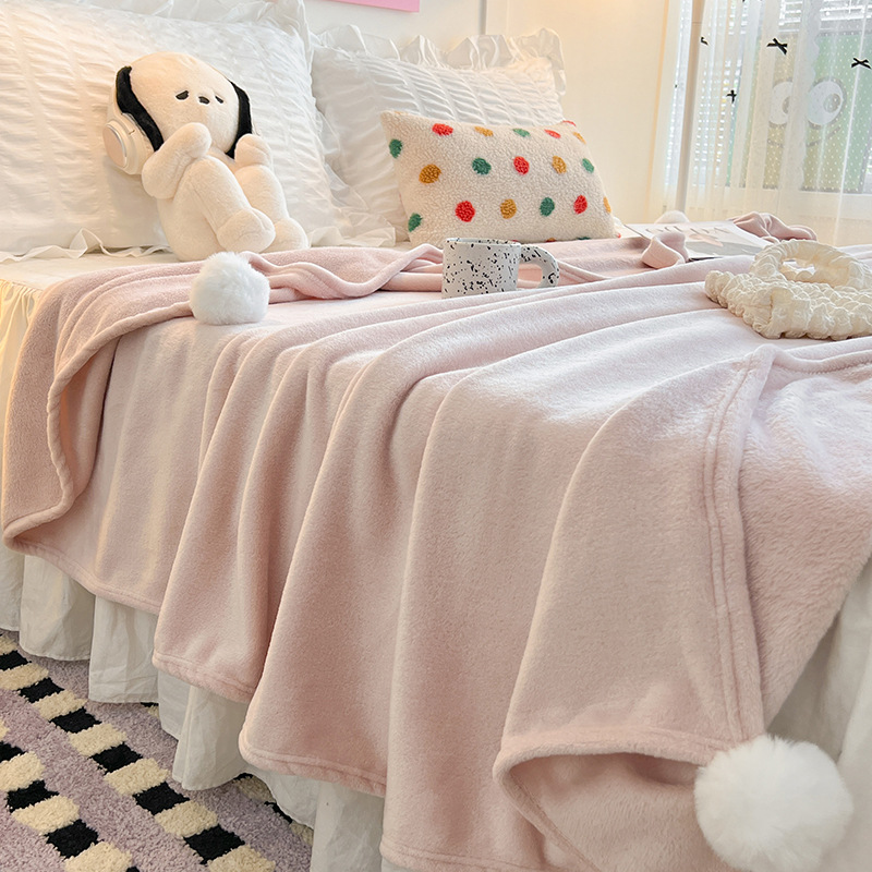 跨境毛毯被子冬季加厚盖毯羊羔绒午睡毯单人学生毯子宿舍绒毛毯