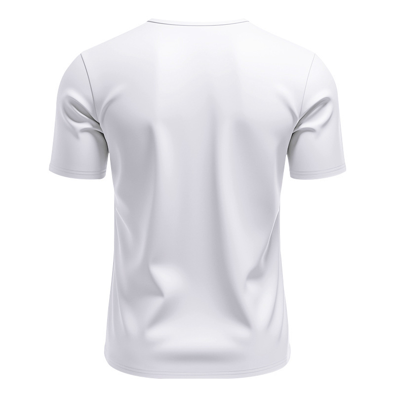 Men's Summer V Neck Jersey Shirt And Shorts Set Quick Drying_voghion.com