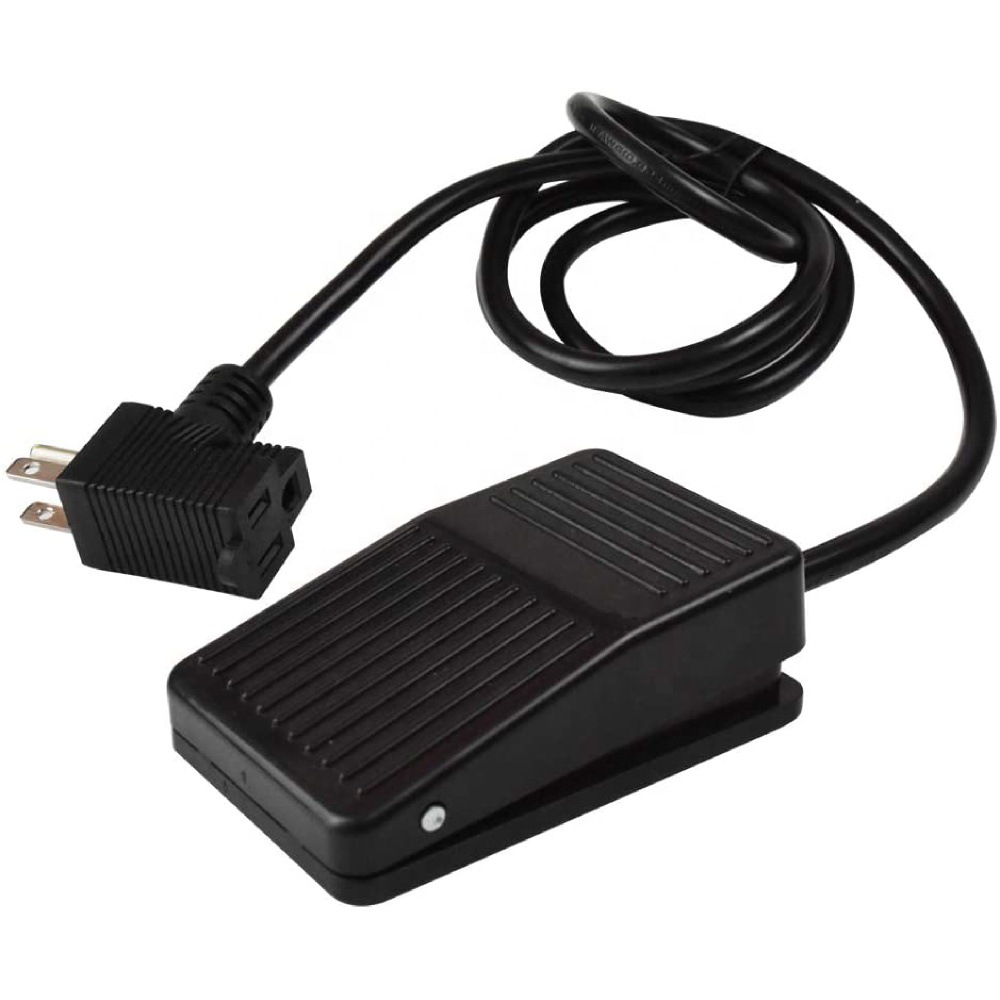 脚踏开关，脚踏踏板控制器开/关电源开关木工机器控制, 5 英尺电