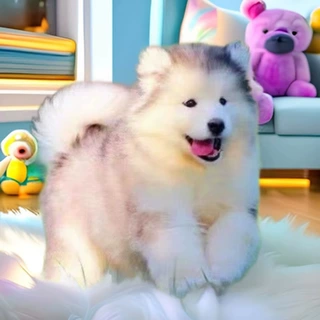 纯种阿拉斯加犬幼犬活体狗狗雪橇犬阿拉斯加幼崽宠物小狗活物批发