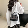 One-shoulder bag for leisure, handheld shoulder bag, 2023, Korean style