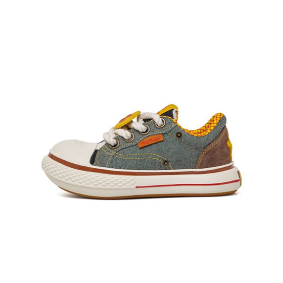 OLD Woody Joint Ugly Cute Big Head Canvas Shoes Big Head Shoes Increased Wear-resistant Breathable Low Top Canvas Shoes for Men and Women