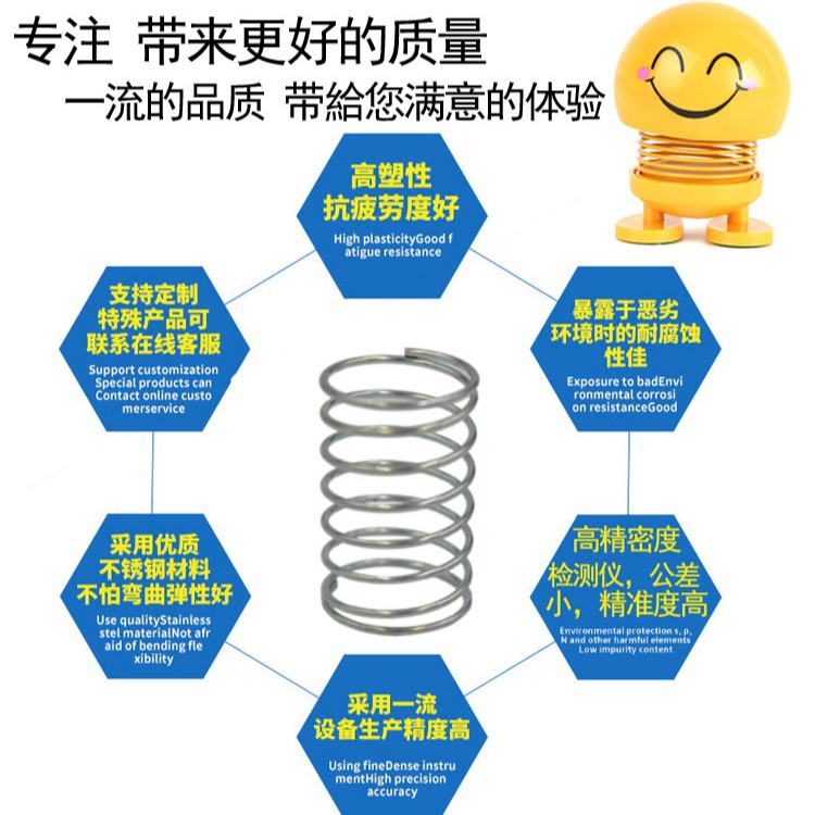 源头厂家 磷铜弹簧 磷铜压缩弹簧 压缩弹簧高弹力伸缩高弹性
