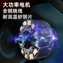 砂纸打磨家具木材油漆平板砂光机木工抛光墙面腻子电动磨光机跨境