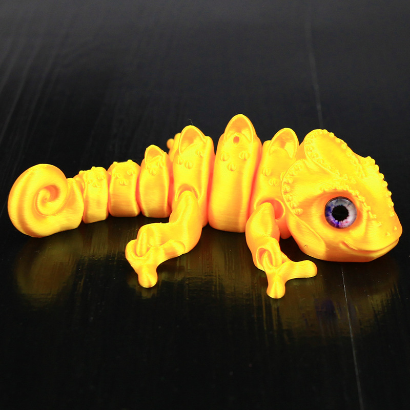 13.5CM 골든 카멜레온