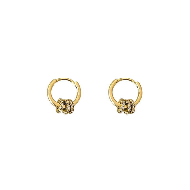 2021 New Japanese and Korean Light Luxury One Style for DualWear Activity Diamond Ring Transfer Beads Temperament Ear Clip Earrings for Womenpicture17