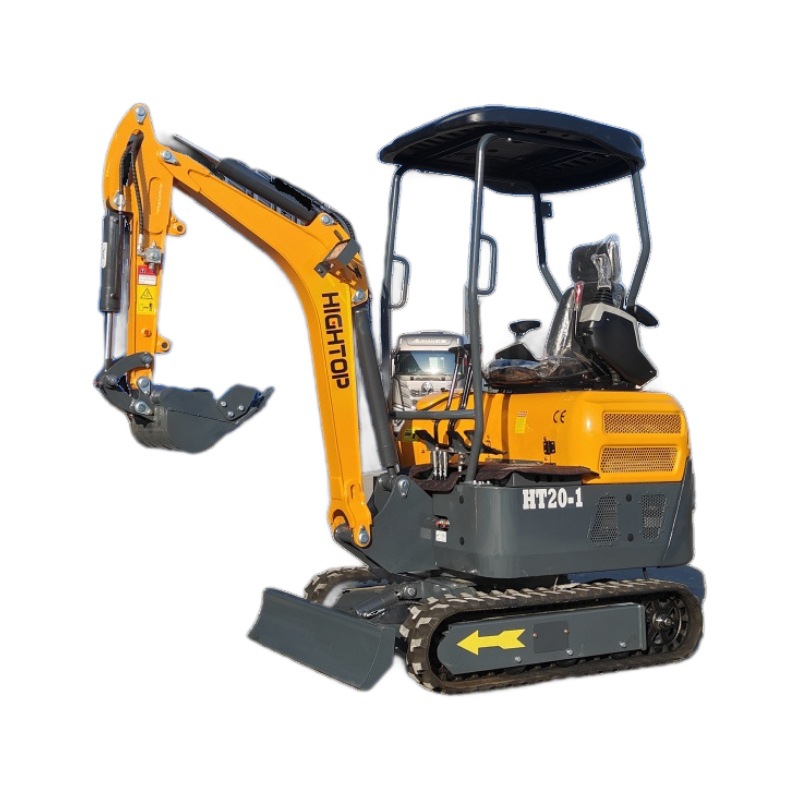 Exportación de 2 toneladas de mini excavadora de orugas de Arabia Saudita HT20 mini gancho para la explotación de tierras desérgicas, mini excavadora europea 5EPA