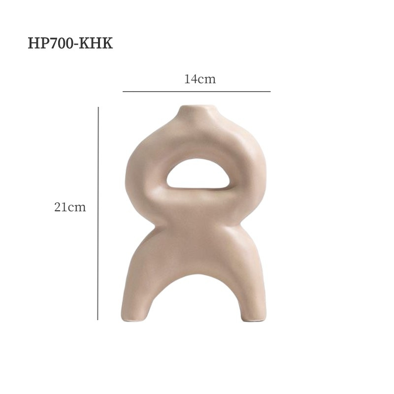 Wabilifeng decoración de jarrón de cerámica minimalista moderno arreglo floral ins flores secas sala de estar decoración suave del hogar creativo