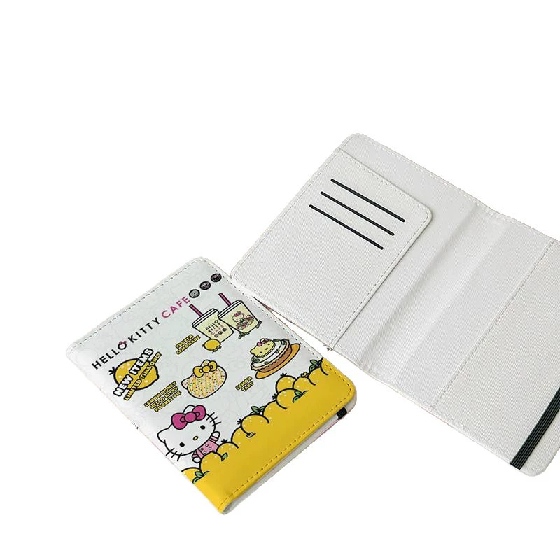 Санрио, hello kitty, чехол для паспорта в мультяшном стиле, универсальный защитный чехол, держатель карт для путешествий, портативная система хранения