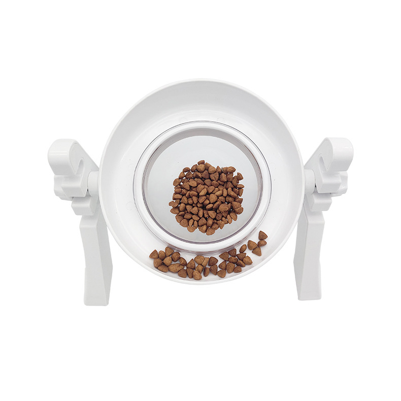 Mascota doble tazón ajustable perro tazón anti-choke anti-gota gato comida tazón ajustable lento comida tazón perro ajustable mesa de comedor