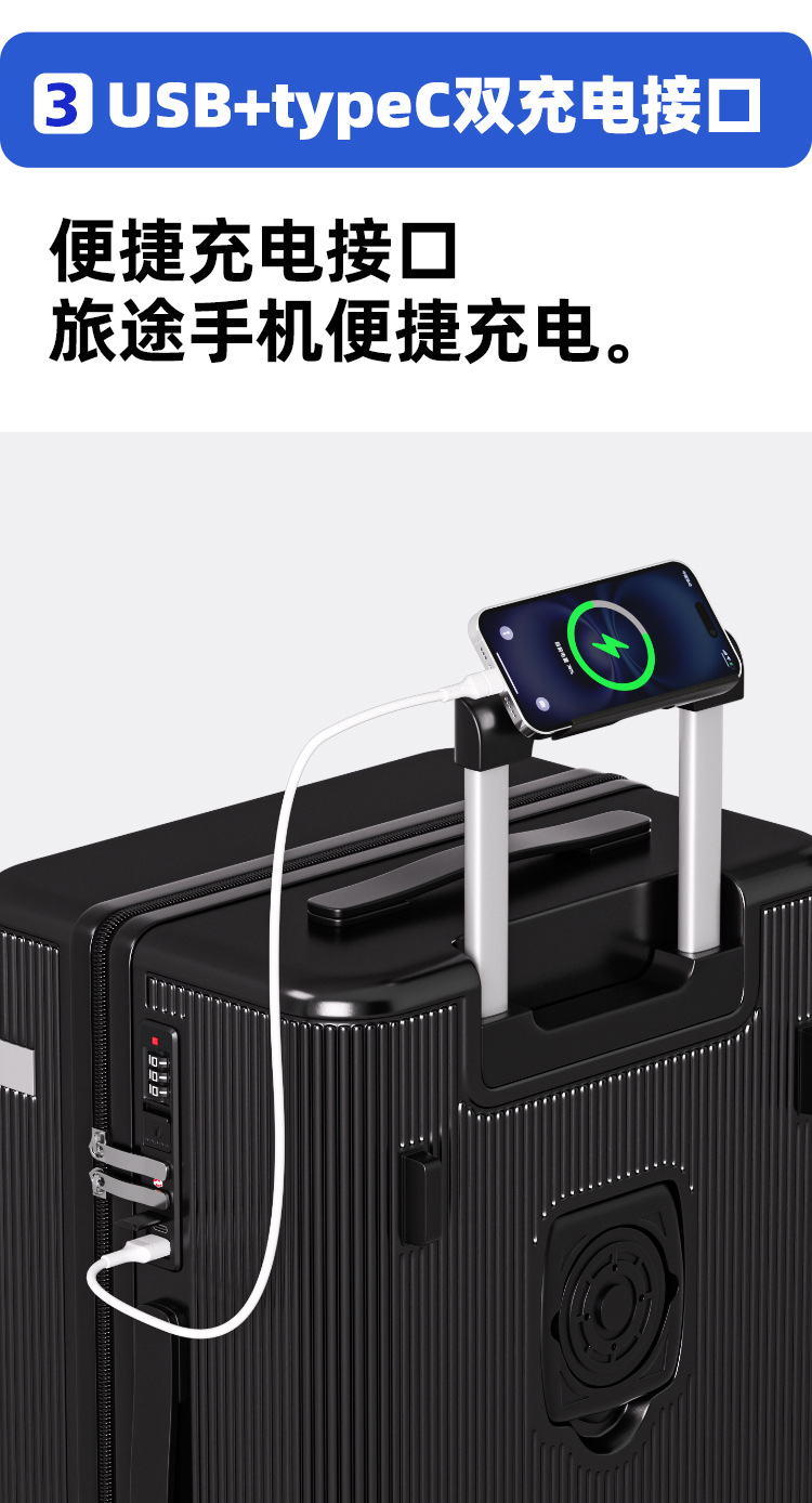 2025 Yeni Model PC Bavul Büyük Kapasiteli Kalınlaştırılmış Dayanıklı Okul Çıkmazı İş Seyahati 360° Dönerli Tekerlekli Bavul Açık Hava Seyahat Valizi
