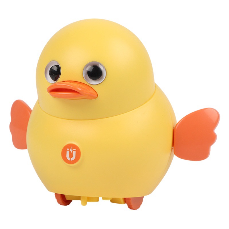 スイングチーム磁気吸引フォロースイングアヒル赤ちゃんヘッドアップ練習電動学習クロール子供のひよこおもちゃ