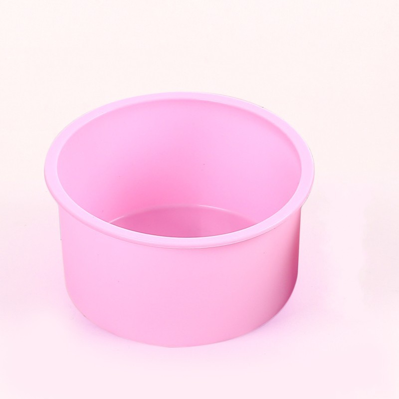 Molde redondo de la torta molde de silicona molde para hornear multi-tamaño pastel DIY hornear molde de la torta
