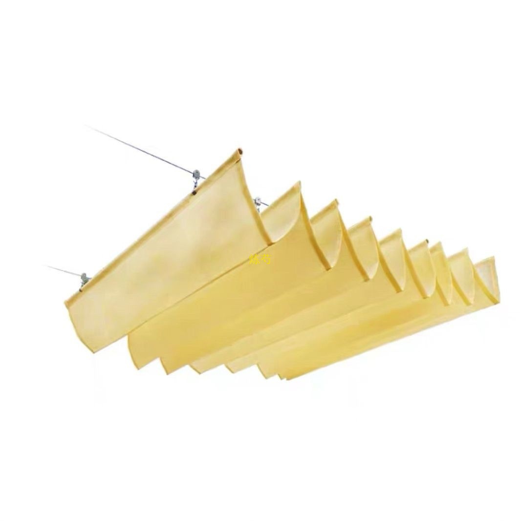 户外伸缩收拉式波浪式天幕幼儿园室外泳池遮阳网网新款