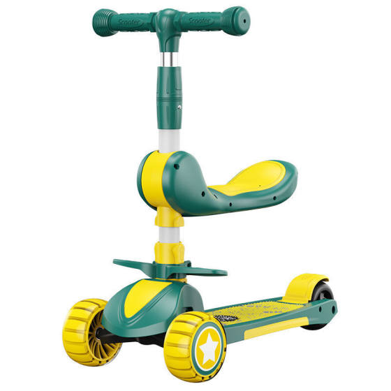 Scooter children 1-3-6-12 years old boy girl baby pedal pulley three-in-one