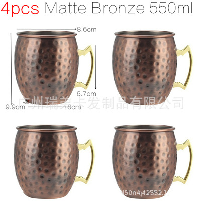 Edredón de bronce rojo (Caja 4 PCS/color)