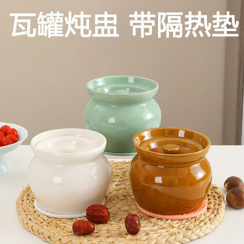 Olla de olla de barro guisada en agua, olla de estofado para una persona, olla de sopa con tapa, snacks de Shaxian, olla de sopa hirviendo de cerámica, venta directa de fábrica