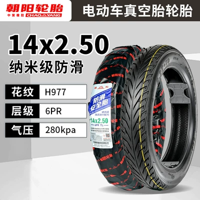 Chaoyang Tire 3.00/2.75-10/14/16X2.50/3.0: Other Electric Vehicle Accessories - chaoyang-14x250-nanometer-anti-slip-long-lasting-6-layer-977-suitable-for-both-front-and-rear-wheels