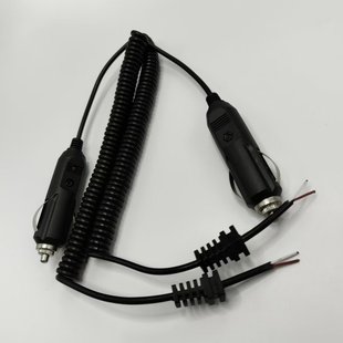 12-24V Car Cigarette Lighter to Dc Head Power Cord Car Spring Cord 2A Current Dc5.5Mm