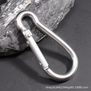 Spot aluminum alloy No. 4 gourd type quick hook multi-function mountaineering chain key chain small hanging buckle kettle hanging buckle