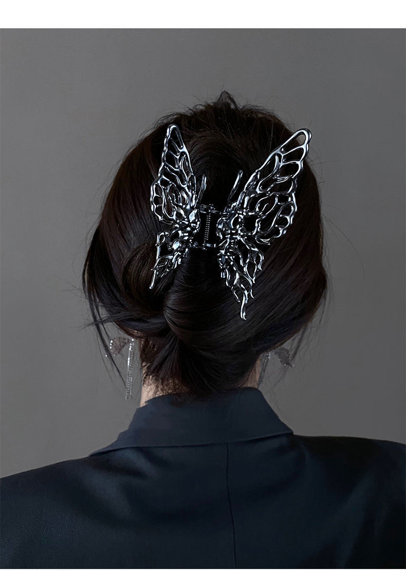 Simple Style Bow Knot Metal Plating Hair Claws 1 Piece display picture 2