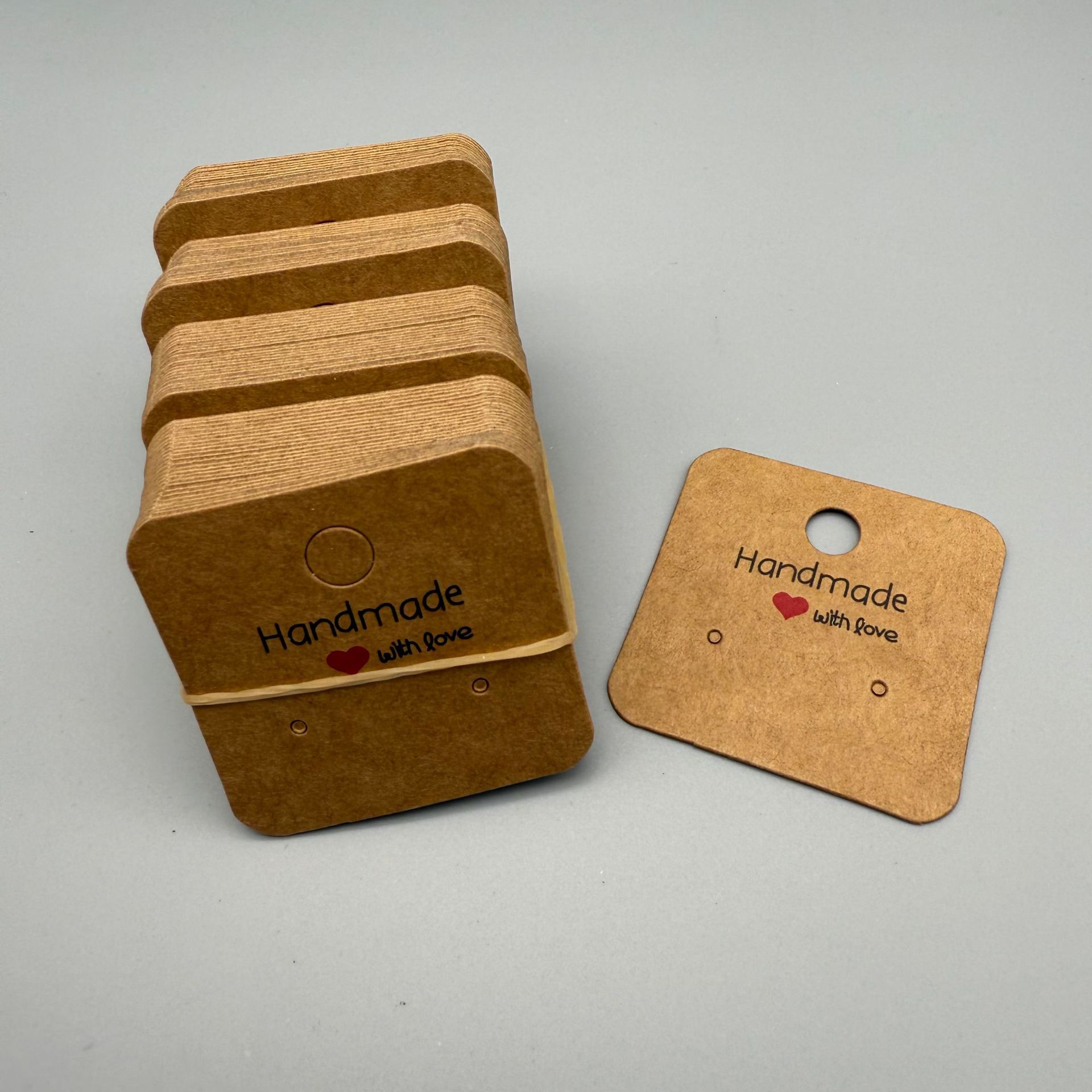 Acceso de moda en stock tarjeta pendientes pendientes collar tarjeta de papel de embalaje universal tarjeta de exhibición de auriculares coreanos