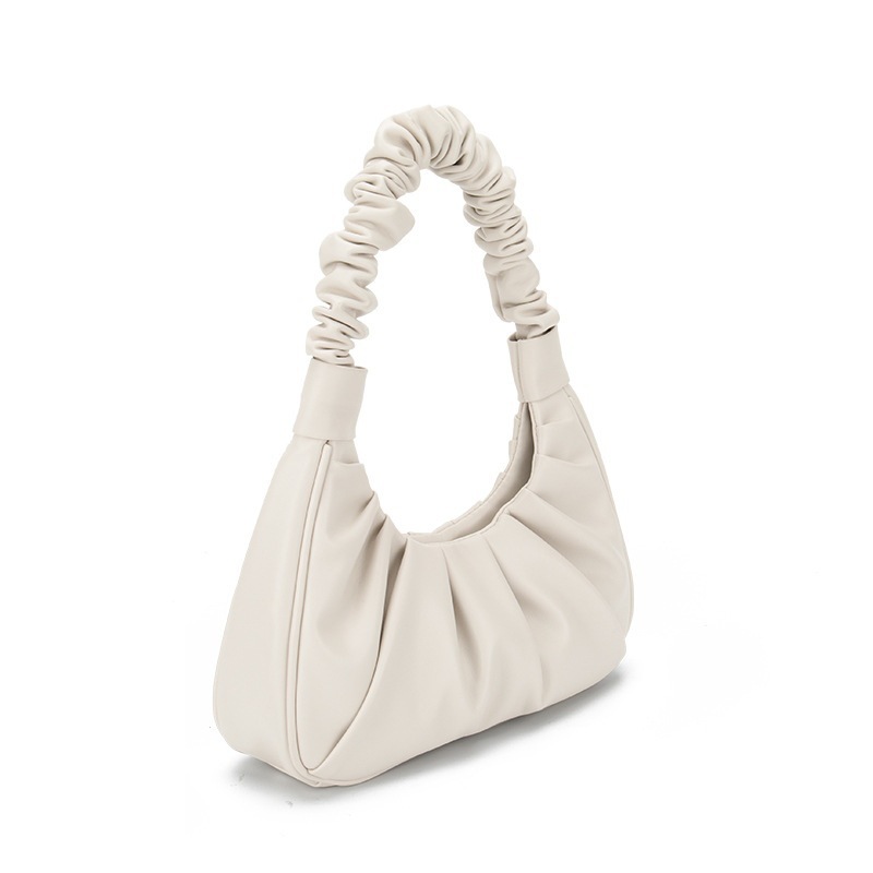 Handbag Women's Top Quality 2023 Summer New Niche Texture Soft Leather Armpit Bag Cloud Folds Shoulder Dumpling Bag_voghion.com