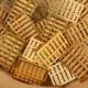 Senshe Artificial Mini Gold Ingot Sand Gold Solid Small Ingot Gold Melon Seed Wishful Abacus Solid Gold Bar Rice
