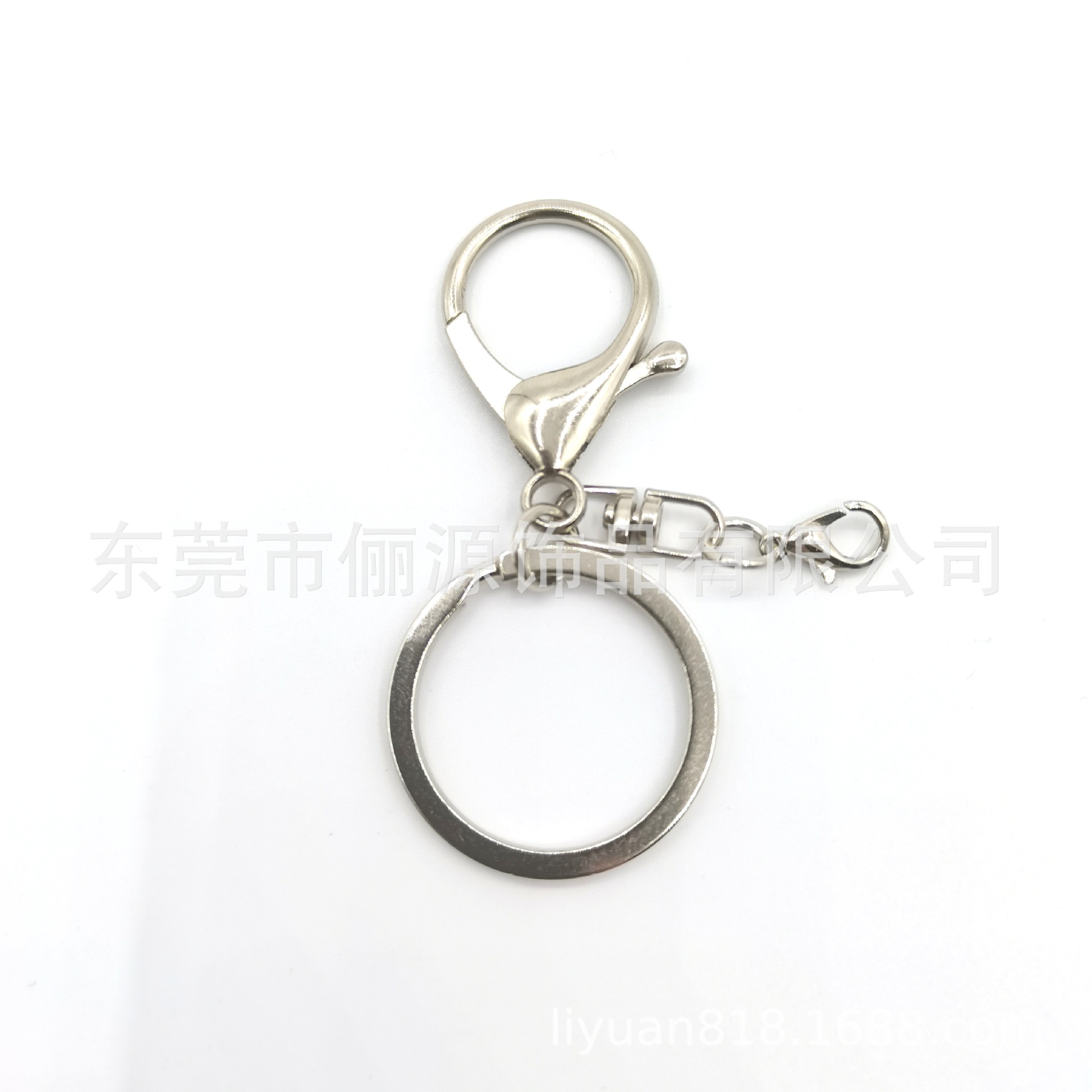 新しいdiyのキーは3セットの亜鉛合金のロブスターボタンの金属の鍵を掛けてアクセサリーの部品のメーカーを掛けて卸売りします。