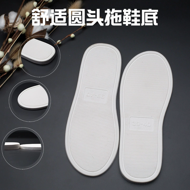 ПВХ круглая голова смолы закрытые воздуха Тапочки подошва мягкая и удобная подошва Четыре сезона универсальный мягкий свет подошва оптом