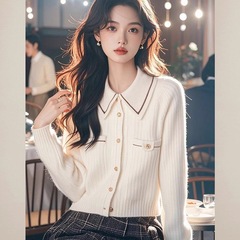 秋冬季新款欧美慵懒风女装杂款包内搭外穿休闲外贸服装女针织衫女