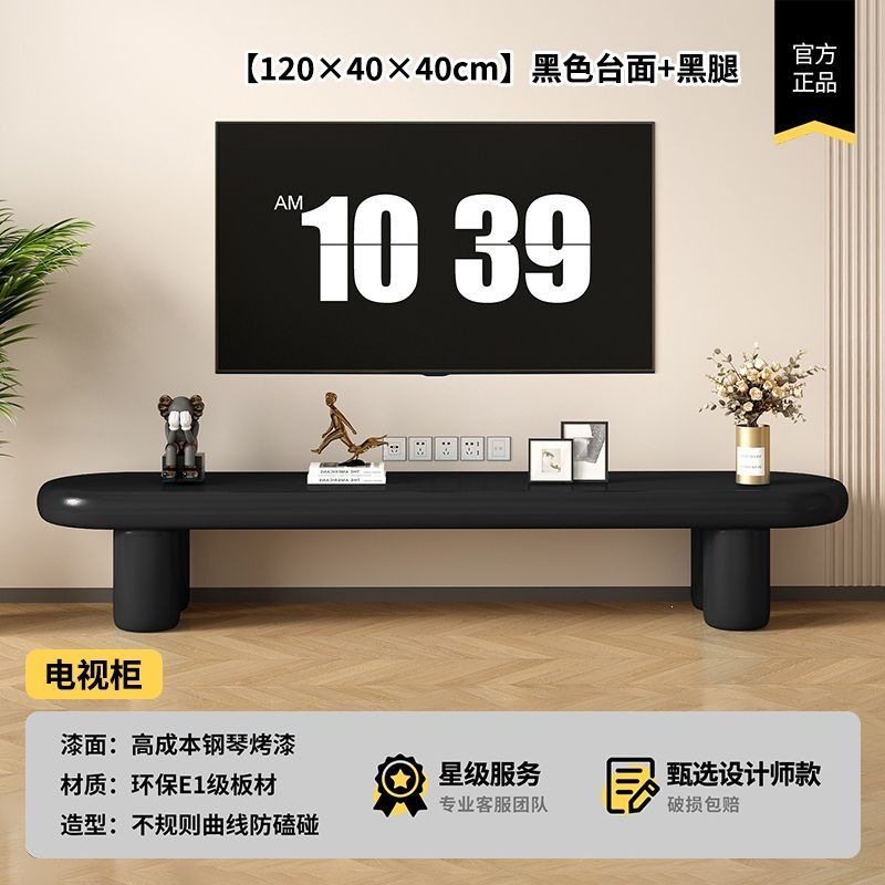 [Black TV cabinet] 160*40*40CM