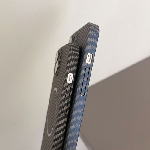 Applicable iPhone15 case with MagSafe magnetic carbon fiber kevlar lens film Apple 14 protective cover