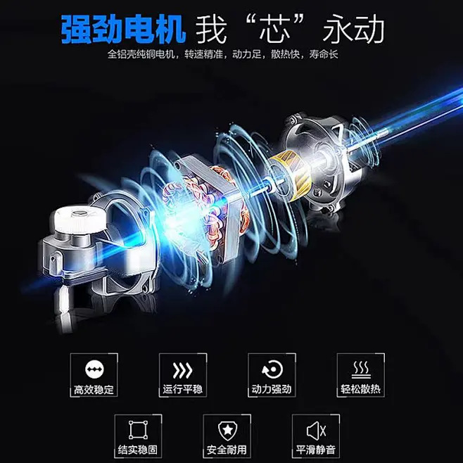 775 Copper Motor 7 Series Portable Wireless Car Washing Machine Lithium Battery High-Pressure Household Water Gun Rechargeable Cleaning Machine
