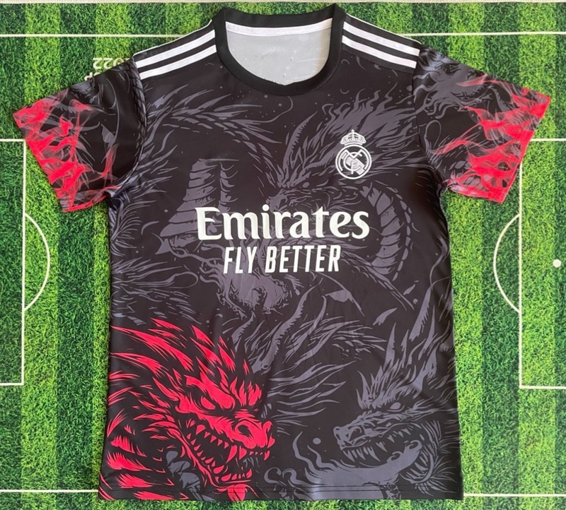 新款足球服2526皇马巴西特别版短袖跨境t恤 Real Madrid足球衣|undefined