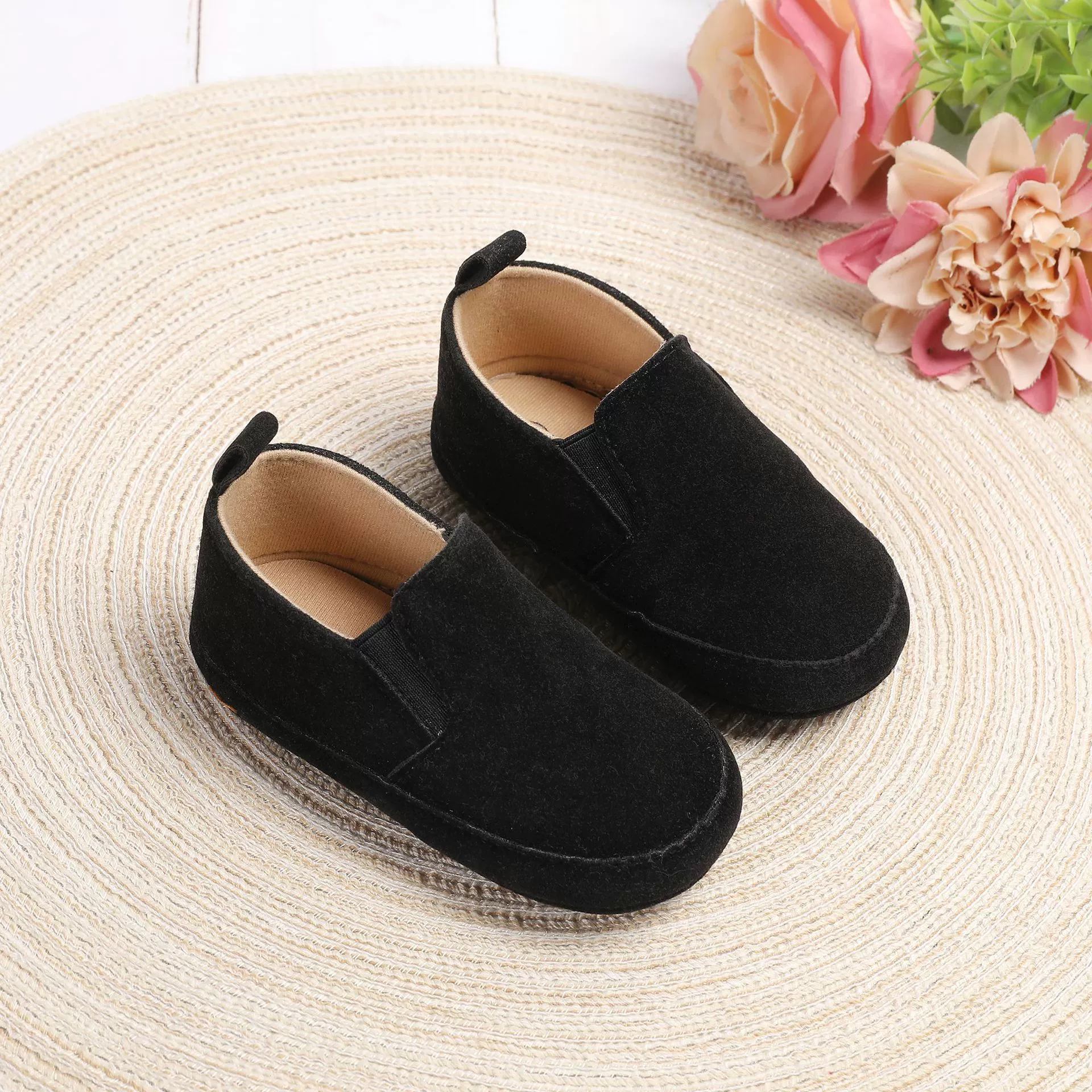 2024 новая детская бобовая обувь мужская мягкая подошва нескользкая, износостойкая, дышащая наружная и наружная обувь для прогулок