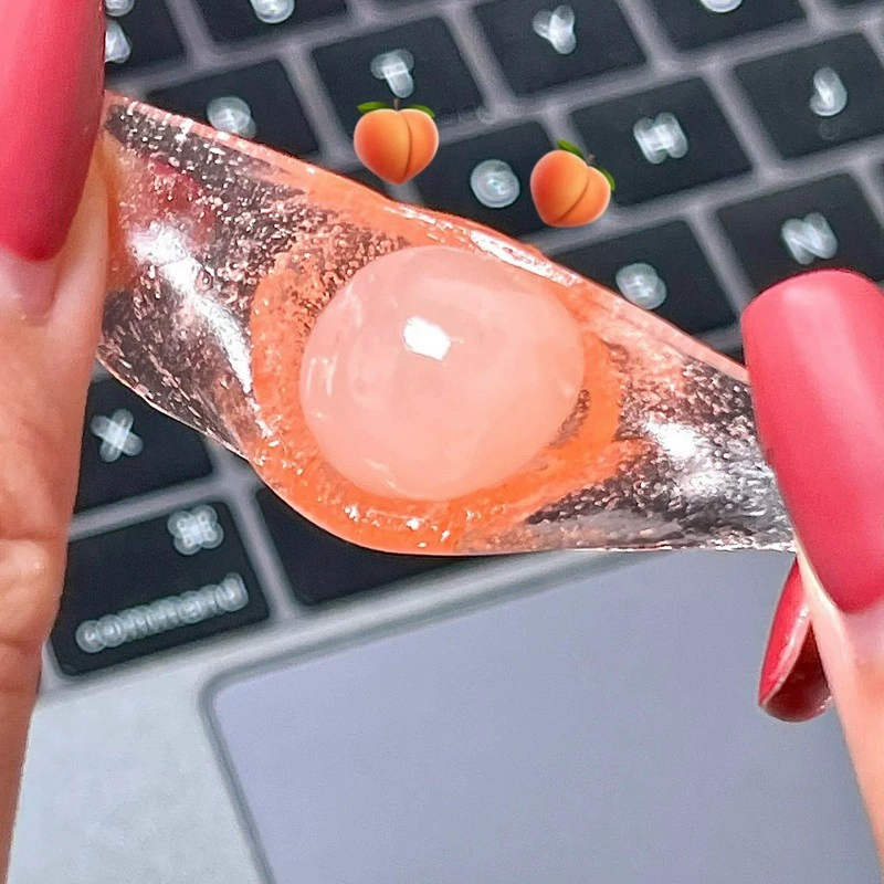 3D peeled gummy 50% juice Белый персик виноград Папа фрукты конфеты Детские перекусы Жевательные резинки