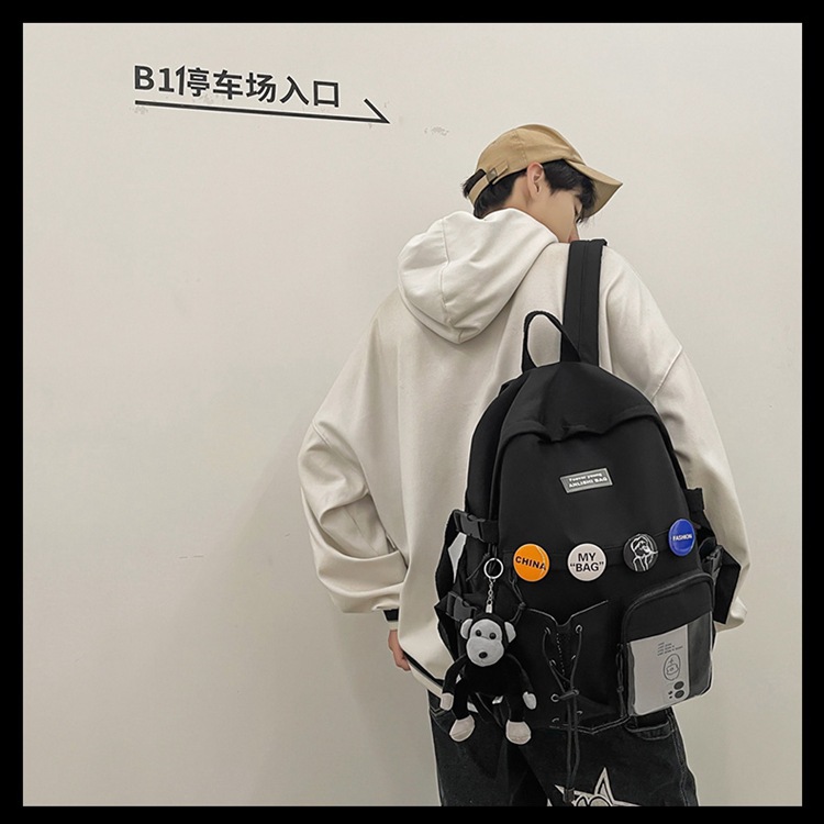 Schoolbag Large-capacity Schoolbag Travel Light Multifunctional Trend Portable display picture 13