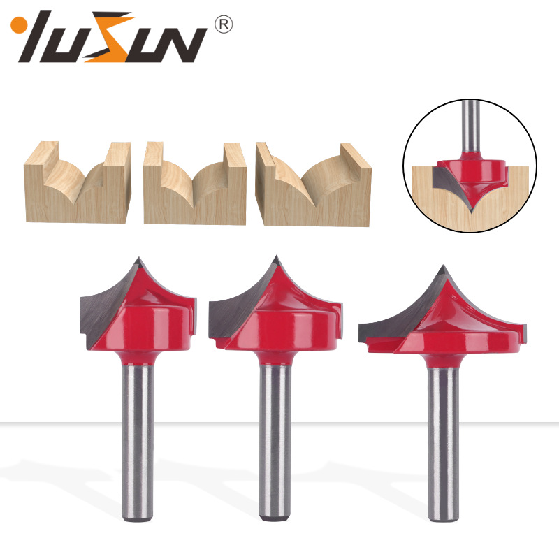 宇盛尖嘴雕刻刀6柄红色木工铣刀具木板门板花式铣刀数控雕刻刀头