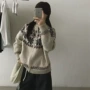 圆领外穿宽松秋冬针织衫