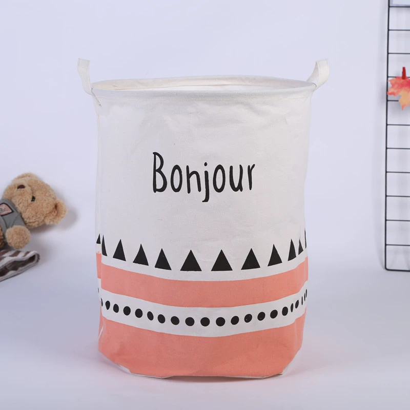 Cartoon laundry basket, big cloth, foldable storage system, toy, home decor