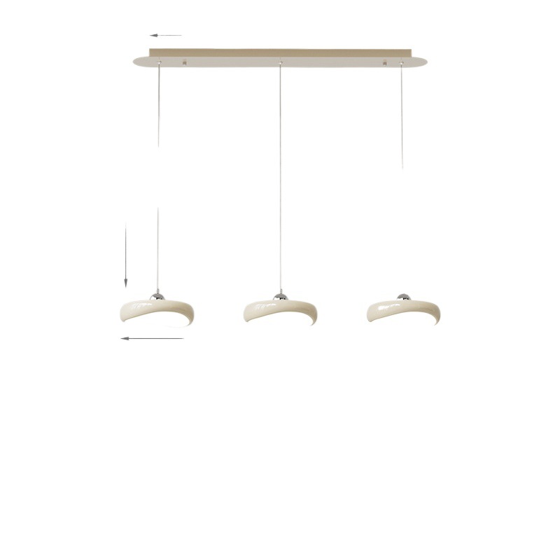 Cloud团 restaurante candelabro crema francesa moderna minimalista mesa de comedor creativa nueva sala de estar comedor candelabro