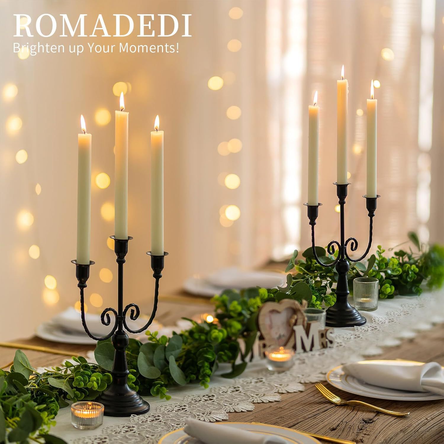 Cruz-Frontera de estilo europeo candelabro de oro boda Día de San Valentín apoyos de mesa decoración de Navidad vela de la Copa titular de la vela de hierro