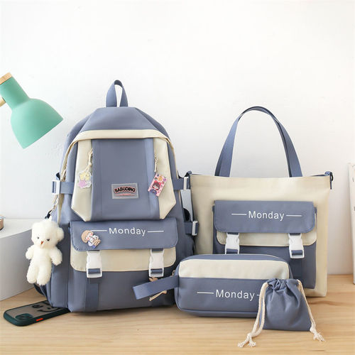 Ins super hot girl's Korean version Harajuku Ulzzang versatile middle school student backpack for girls and primary school students