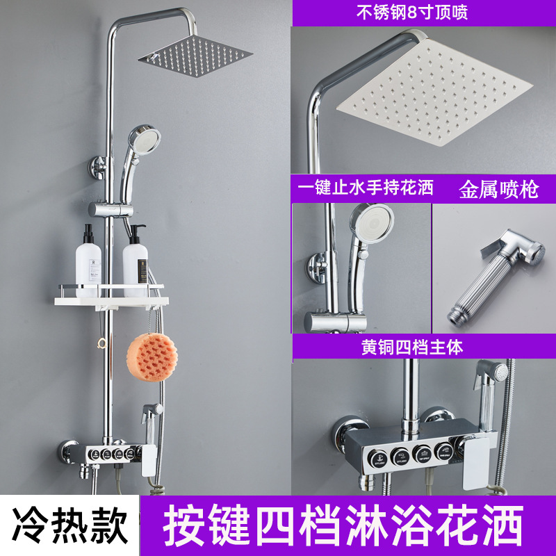 플래그십 실버 4버튼(핫 및 콜드)