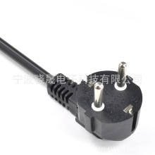 韩国两插电源线KC纯铜插头   韩规电源母头带ac延长线