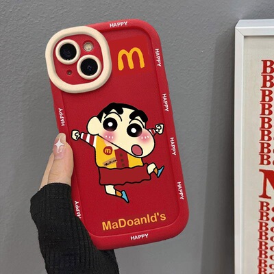 M记小新适用苹果17/iPhone16promax苹果15手机壳14中国红12新年款