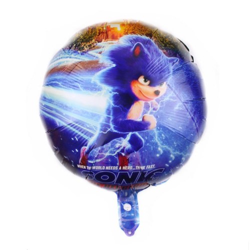 New Sonic Aluminum Film Balloon Children's Toy Party Decorative Balloon Wholesale