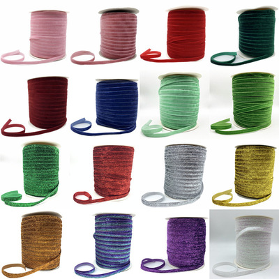 6/10/15/20/25/38mm Velvet Ribbon Handmade Wedding Party跨境|ms
