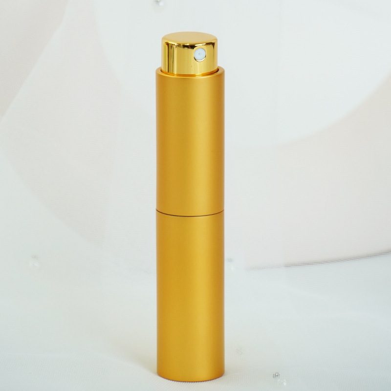 现货8ml两节电化铝旋转香水分装瓶喷雾瓶玻璃瓶高端小喷壶小样瓶|undefined
